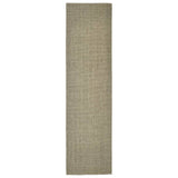 Tapis en sisal pour griffoir taupe 80x300 cm