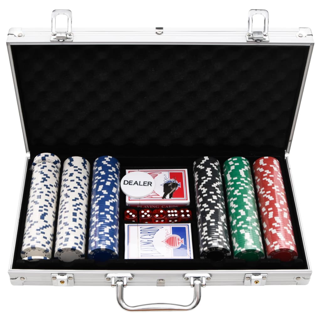 Pokerchip-Set 300 Stück 11,5 g