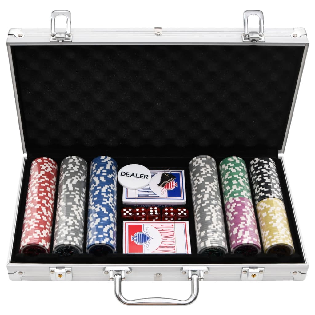 Pokerchip-Set 300 Stück 11,5 g