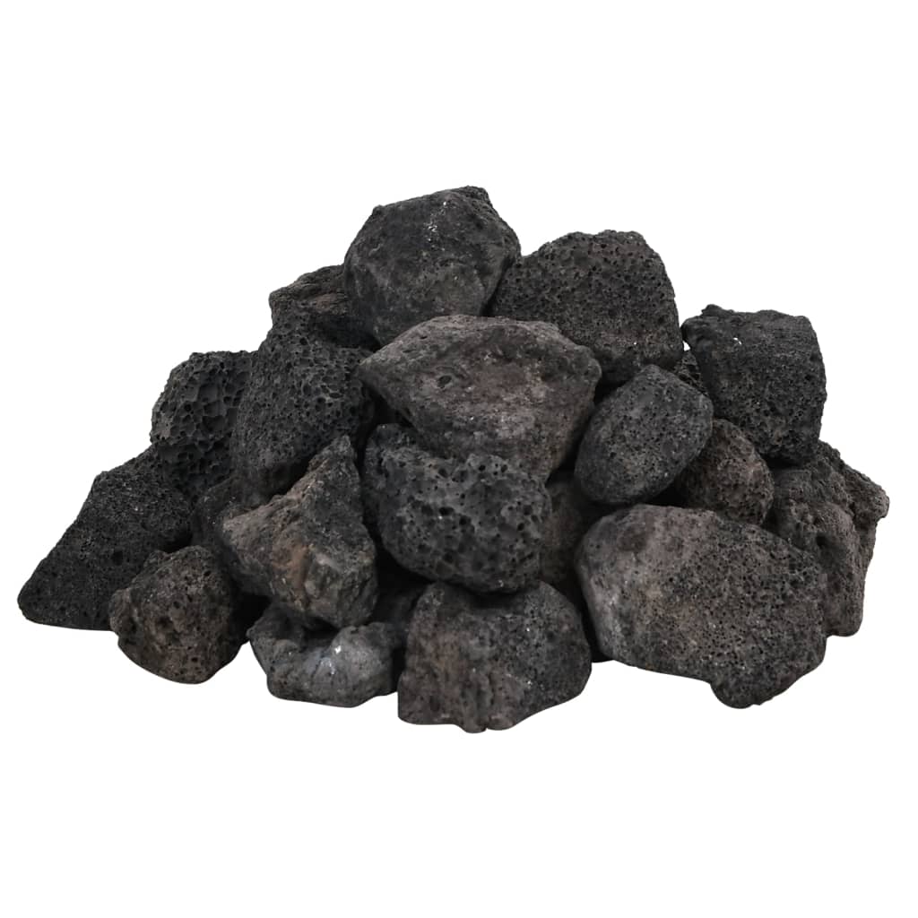 Volcanic rocks 25 kg black 3-5 cm