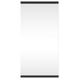 Black corner mirrored bathroom cabinet 30x24x60 cm