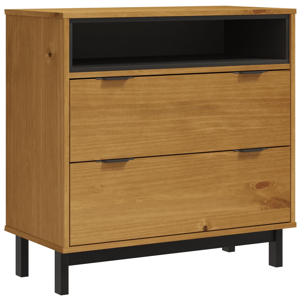 Commode FLAM 80x40x80 cm bois de pin massif