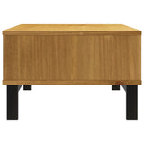 FLAM Couchtisch 100x50x32,5 cm massives Kiefernholz