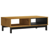 FLAM Couchtisch 100x50x32,5 cm massives Kiefernholz