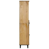 Armoire de salle de bain 38x33x160 cm bois massif de manguier