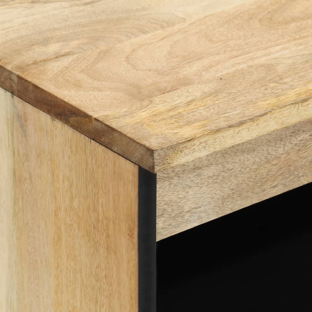 Beistellschrank 60x33x75 cm aus massivem Mangoholz