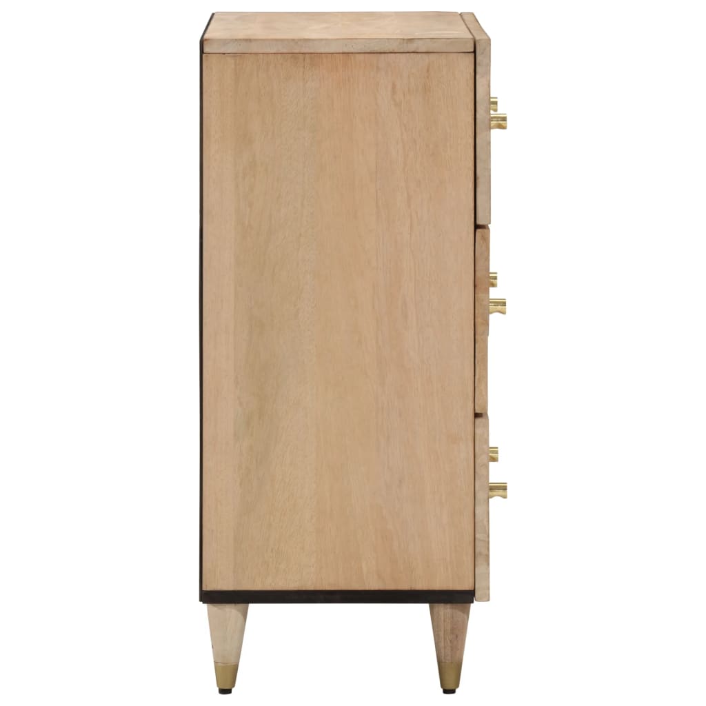 Armoire latérale 60x33x75 cm bois massif de manguier