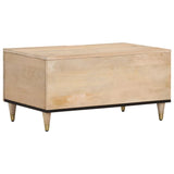 Couchtisch 80x50x40 cm aus massivem Mangoholz