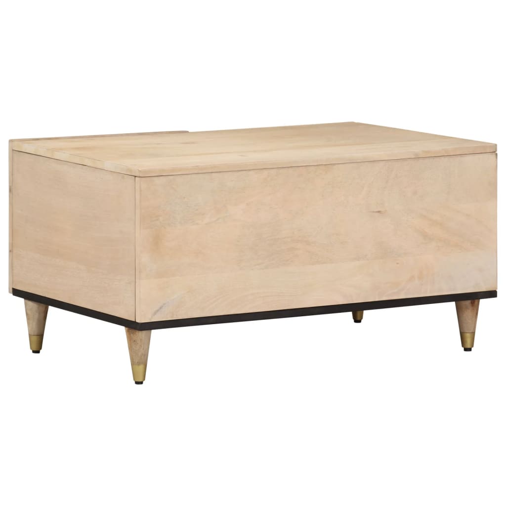 Table basse 80x50x40 cm bois de manguier massif