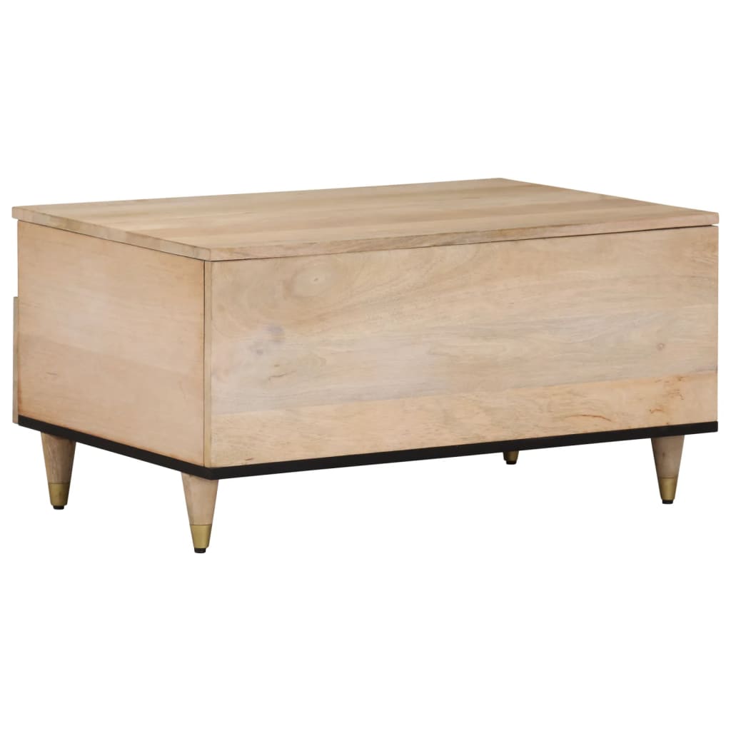 Table basse 80x54x40 cm bois de manguier massif