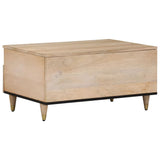 Table basse 80x54x40 cm bois de manguier massif