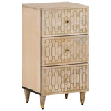 Side cabinet 40x33x75 cm solid mango wood