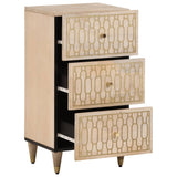 Side cabinet 40x33x75 cm solid mango wood