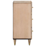 Armoire latérale 40x33x75 cm bois massif de manguier