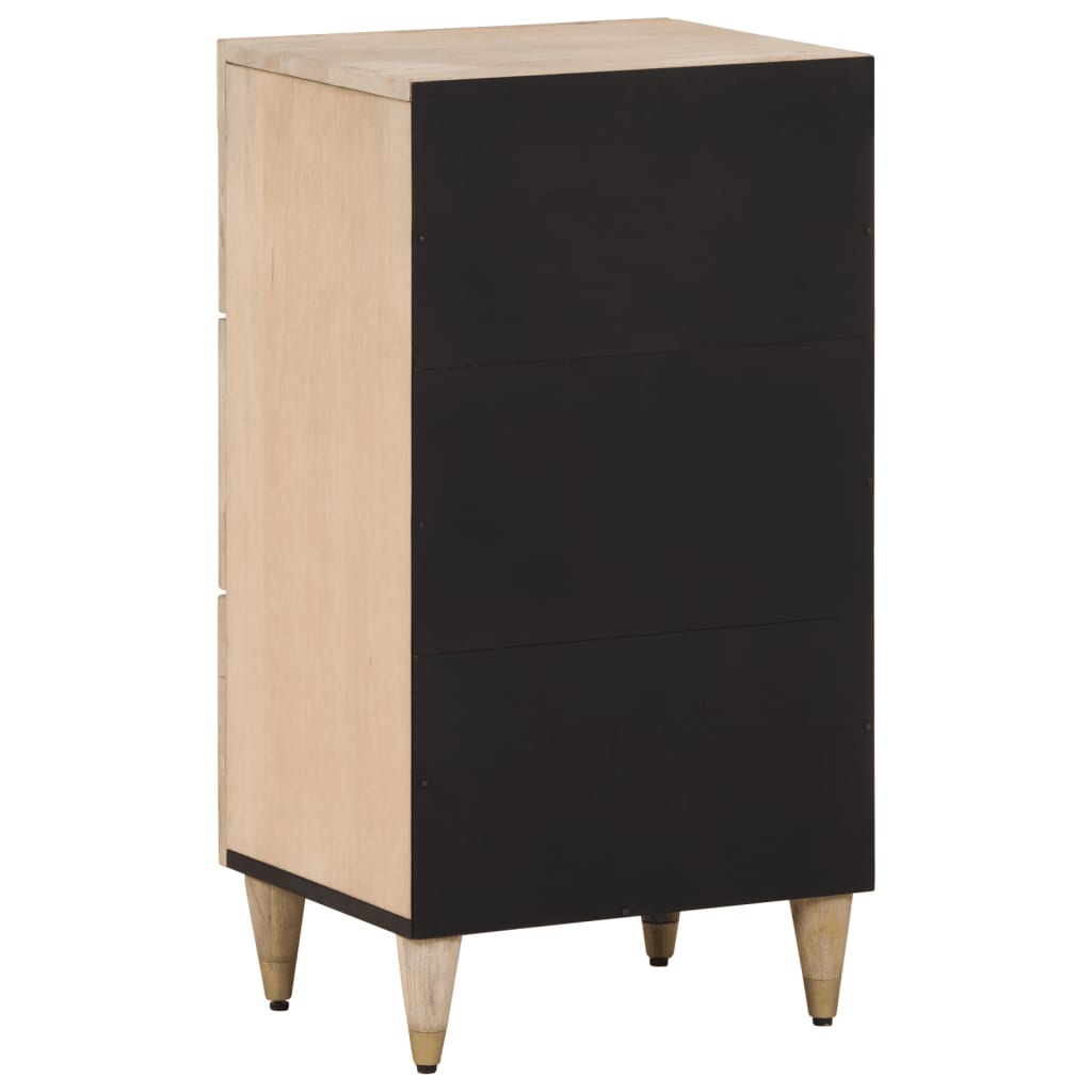 Beistellschrank 40x33x75 cm aus massivem Mangoholz