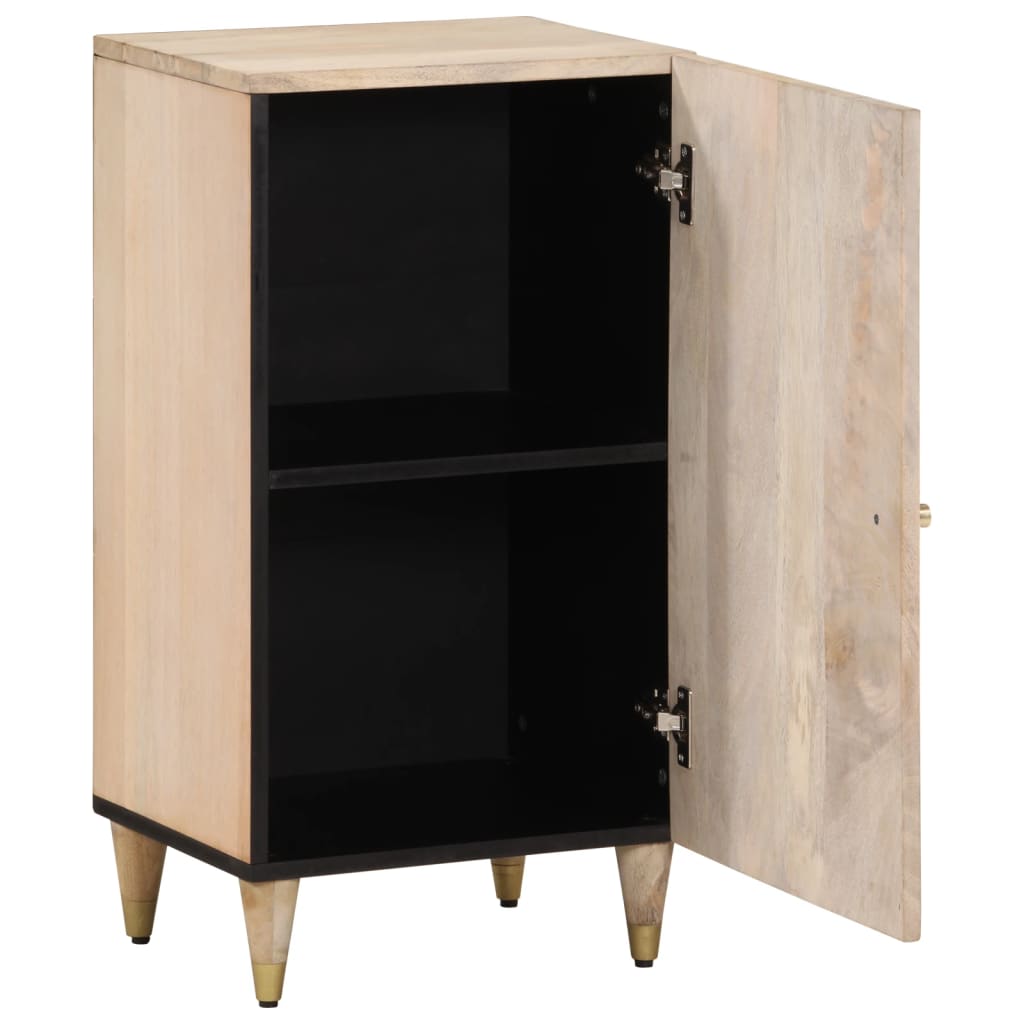 Beistellschrank 40x33x75 cm aus massivem Mangoholz