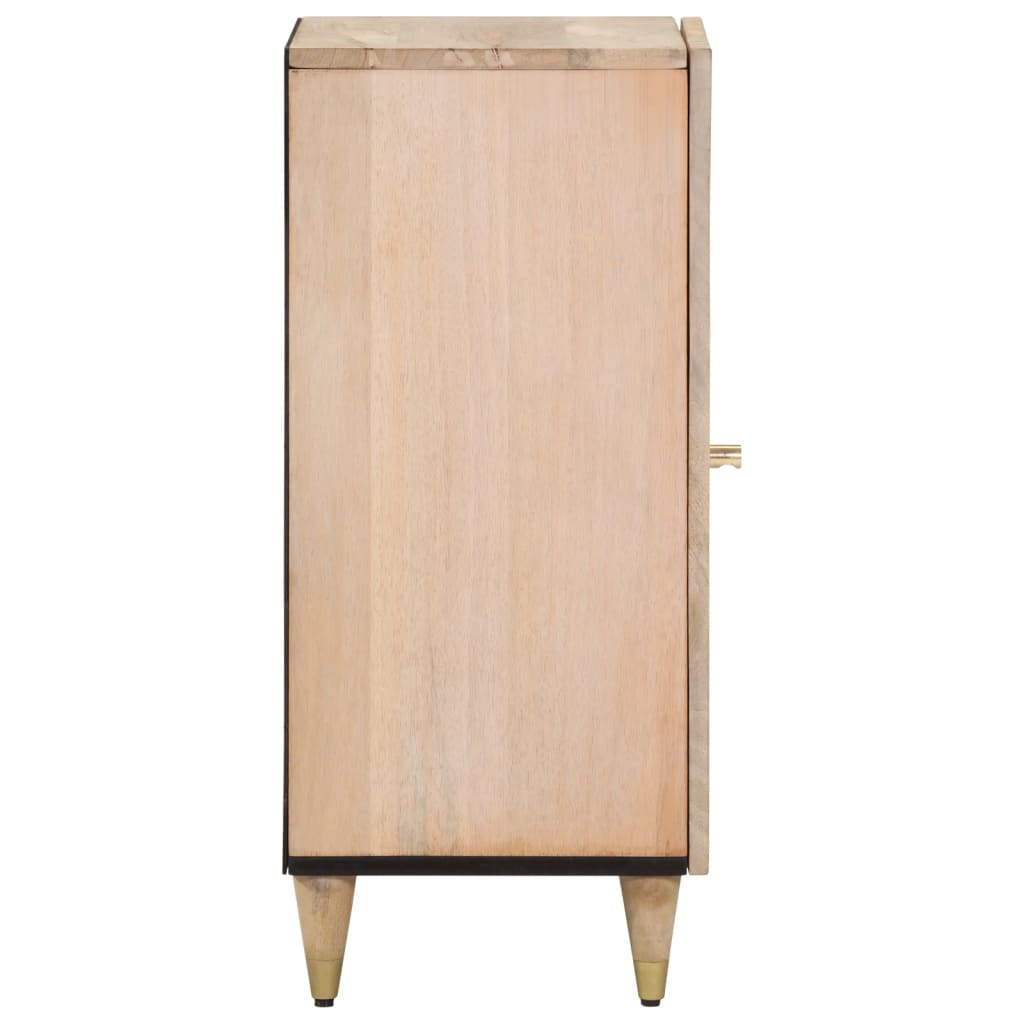 Beistellschrank 40x33x75 cm aus massivem Mangoholz