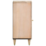 Beistellschrank 40x33x75 cm aus massivem Mangoholz