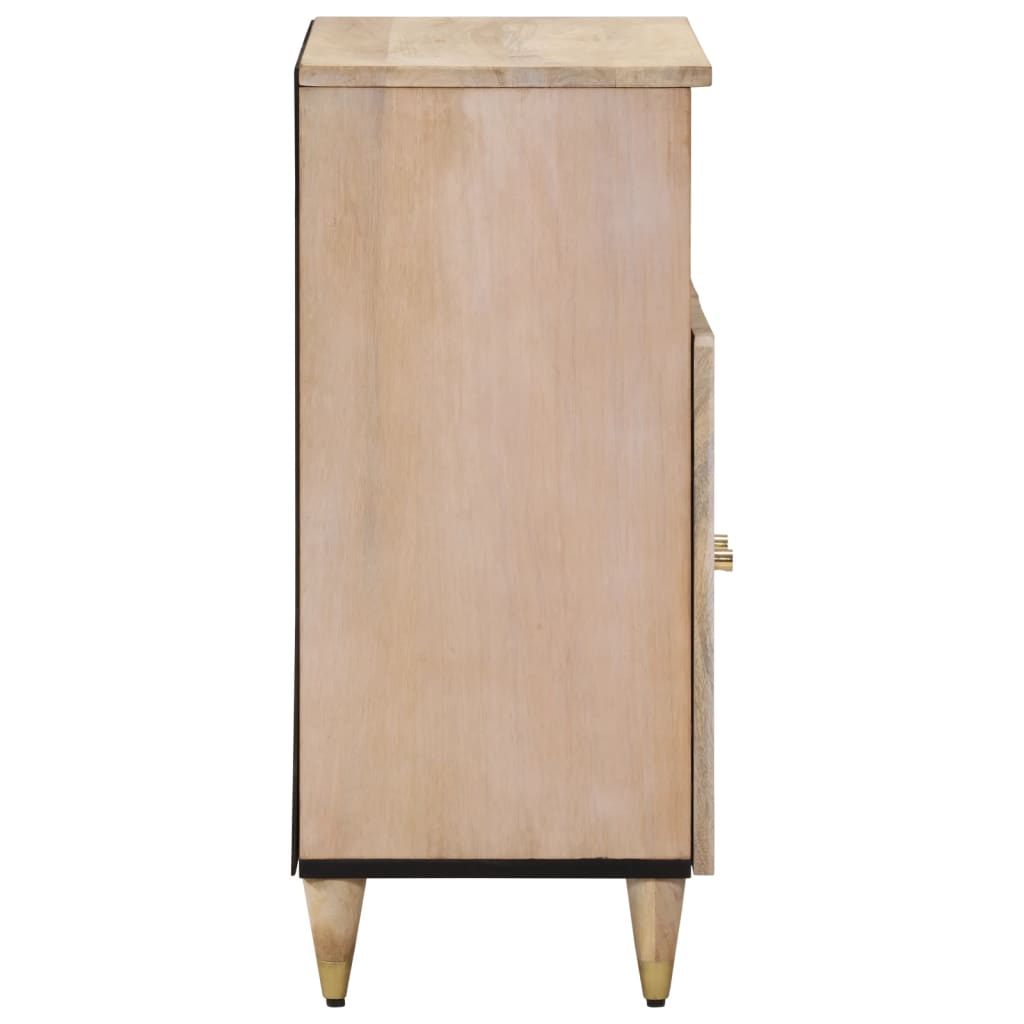 Armoire latérale 60x33x75 cm bois massif de manguier