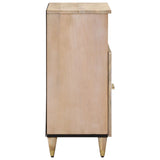 Beistellschrank 60x33x75 cm aus massivem Mangoholz