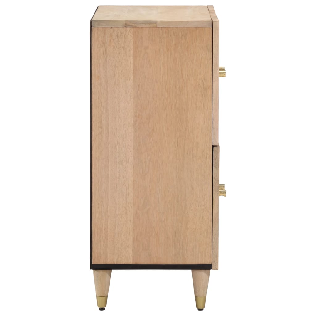 Armoire latérale 60x33x75 cm bois massif de manguier