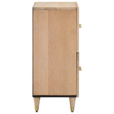 Beistellschrank 60x33x75 cm aus massivem Mangoholz