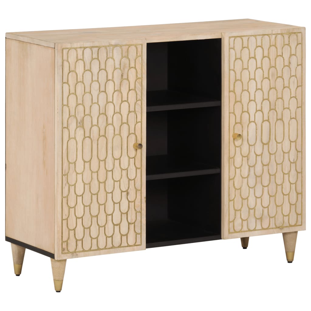 Side cabinet 90x33x75 cm solid mango wood