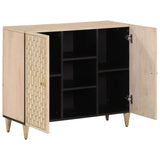 Beistellschrank 90x33x75 cm aus massivem Mangoholz