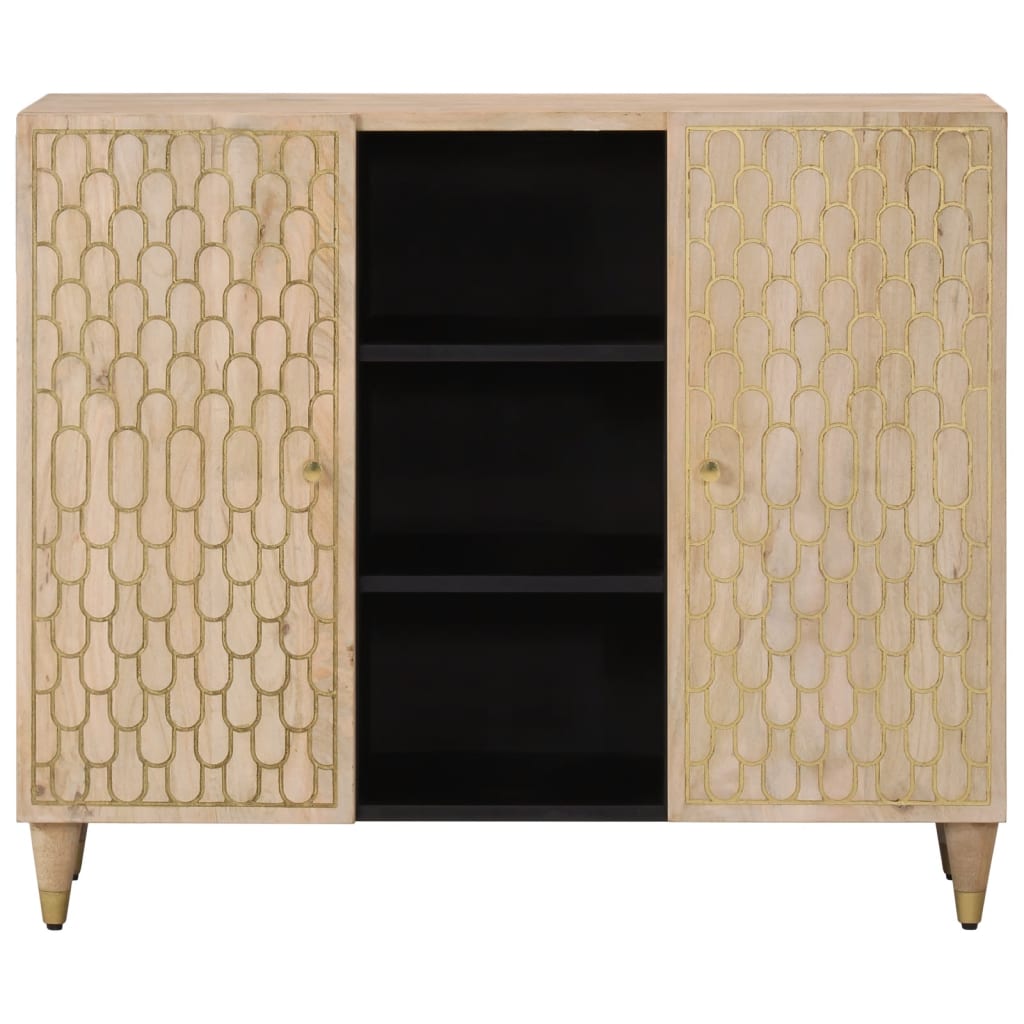 Side cabinet 90x33x75 cm solid mango wood