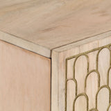 Side cabinet 90x33x75 cm solid mango wood