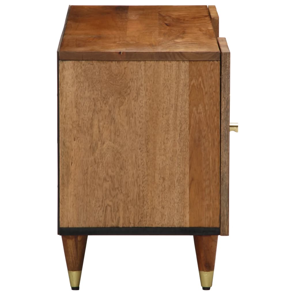 Meuble TV 105x33x46 cm Bois massif de manguier