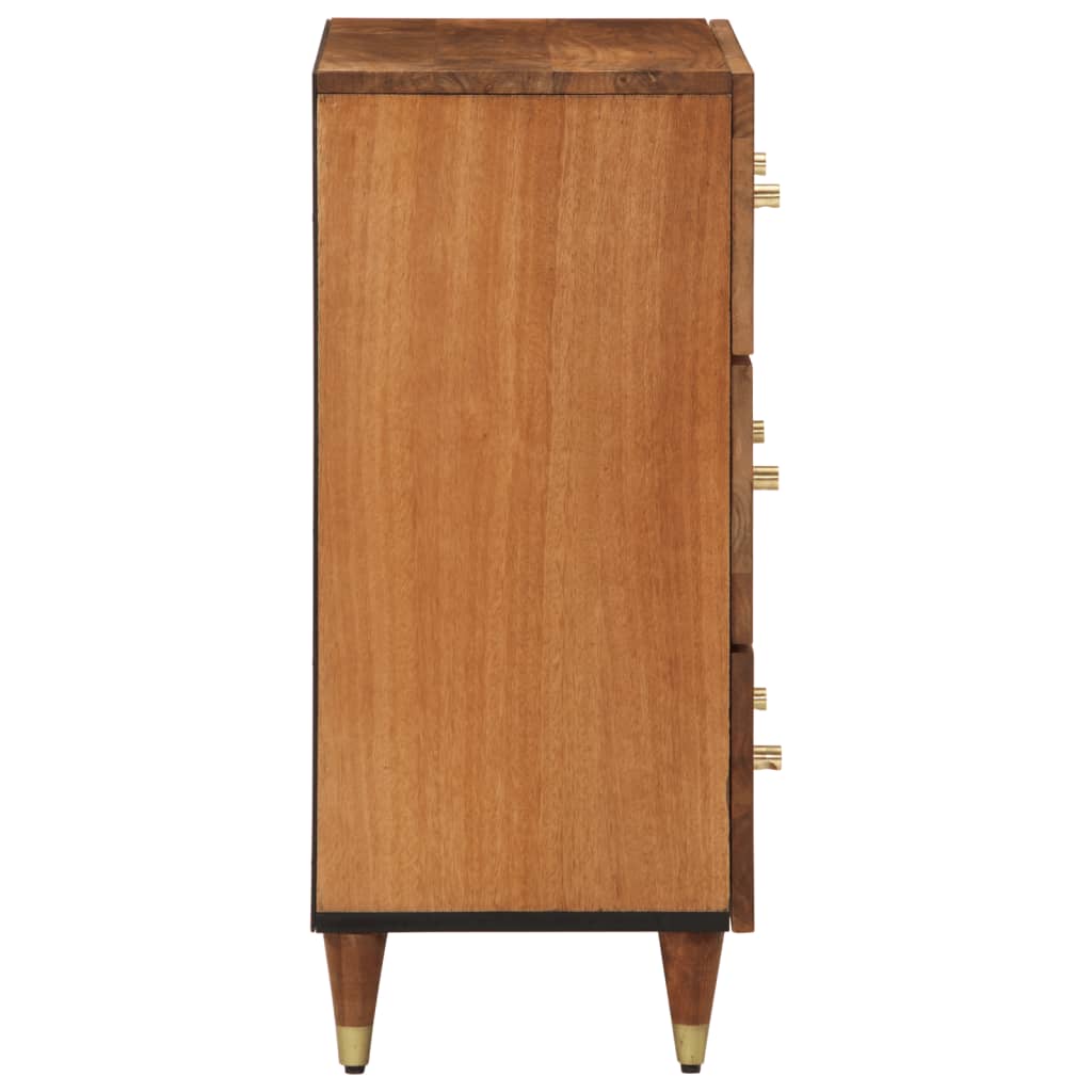 Armoire latérale 60x33x75 cm bois massif de manguier