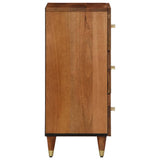 Armoire latérale 40x33x75 cm bois massif de manguier