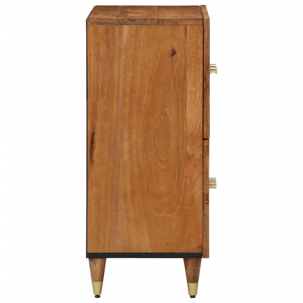 Armoire latérale 60x33x75 cm bois massif de manguier