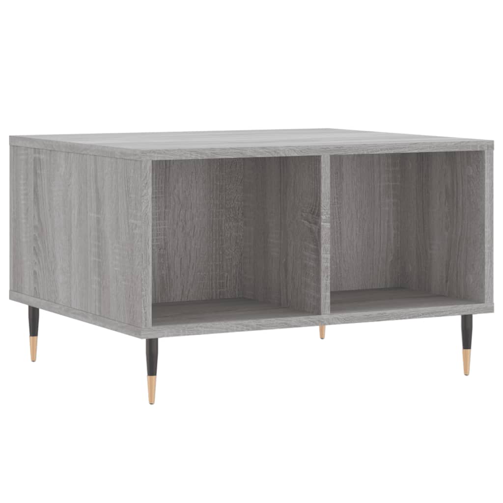 Sonoma coffee table gray 60x50x36.5 cm Engineered wood