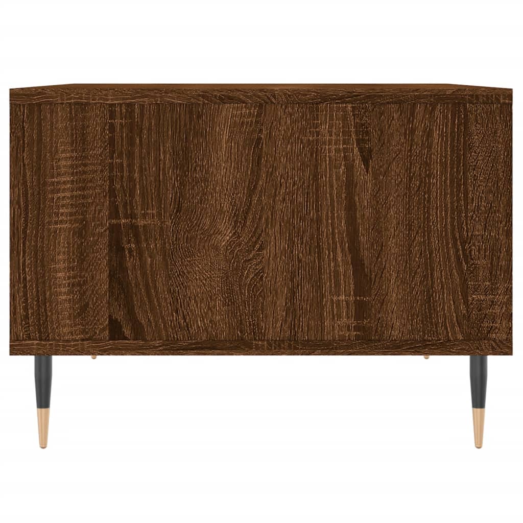 Table basse Chêne marron 60x50x36,5 cm Bois d'ingénierie