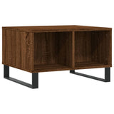 Coffee table Brown oak 60x50x36.5 cm Engineered wood