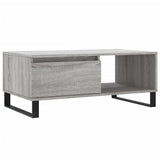 Sonoma coffee table gray 90x50x36.5 cm Engineered wood