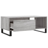 Sonoma coffee table gray 90x50x36.5 cm Engineered wood