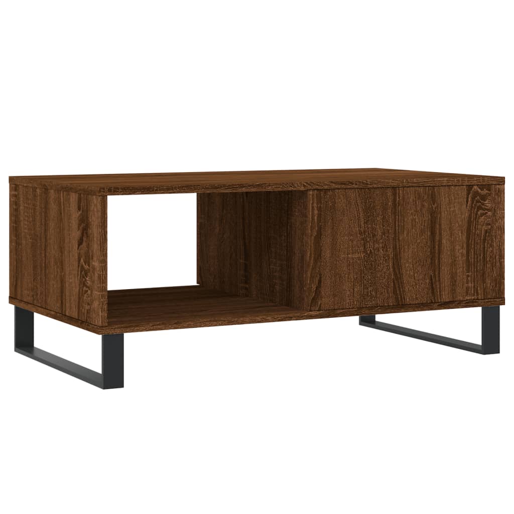 Couchtisch Braune Eiche 90x50x36,5 cm Holzwerkstoff