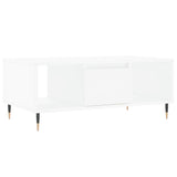 Coffee table White 90x50x36.5 cm Engineered wood