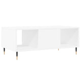 Coffee table White 90x50x36.5 cm Engineered wood