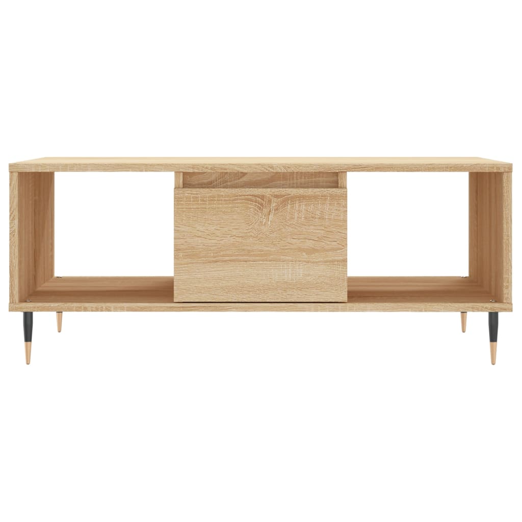 Coffee table Sonoma oak 90x50x36.5 cm Engineered wood