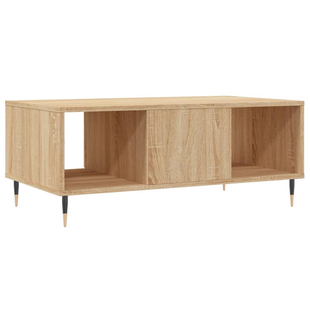 Coffee table Sonoma oak 90x50x36.5 cm Engineered wood