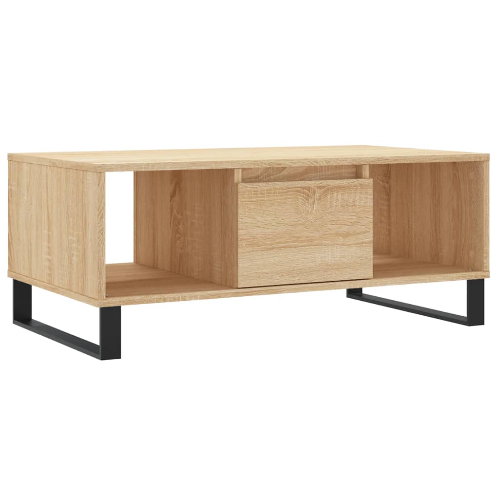 Table basse Chêne sonoma 90x50x36,5 cm Bois d'ingénierie