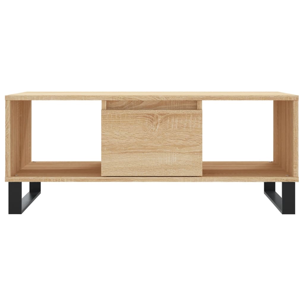 Table basse Chêne sonoma 90x50x36,5 cm Bois d'ingénierie