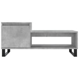 Couchtisch Betongrau 100x50x45 cm Holzwerkstoff