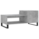 Couchtisch Betongrau 100x50x45 cm Holzwerkstoff