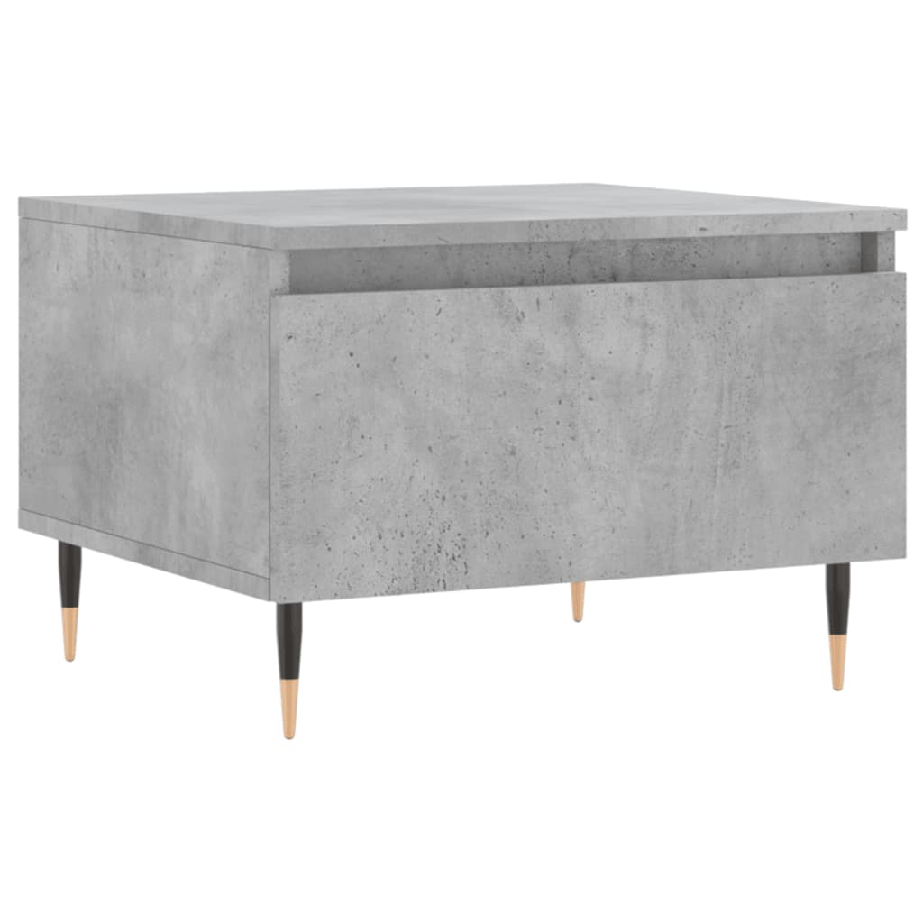 Betongrauer Couchtisch 50x46x35 cm, Holzwerkstoff