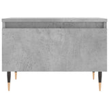 Coffee tables 2 pcs concrete gray 50x46x35 cm engineered wood